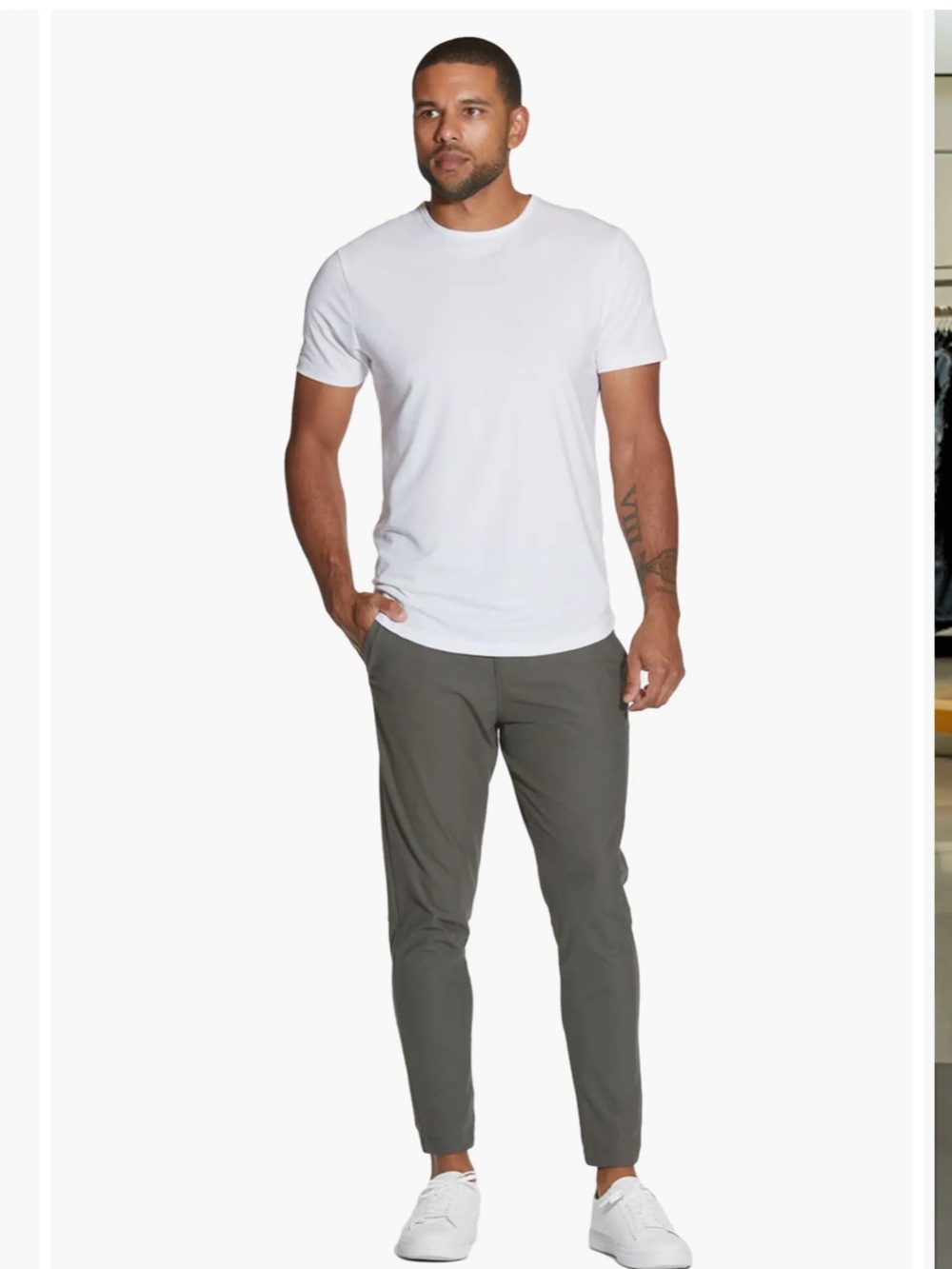 Cuts AO Slim Fit Performance Joggers - Dark Pine - Picture 2 of 8